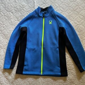 Spider boys front zipper jacket sz 10-12